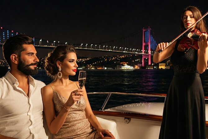 Bosphorus Night Cruise with Luxury Yacht - Dolmabahçe Palace Waterfront Views: Power Along the Water