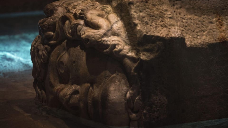 Istanbul: Basilica Cistern Skip-the-Ticket-Line Guided Tour - Inside the cistern: illuminated columns, echoing space, and calm water