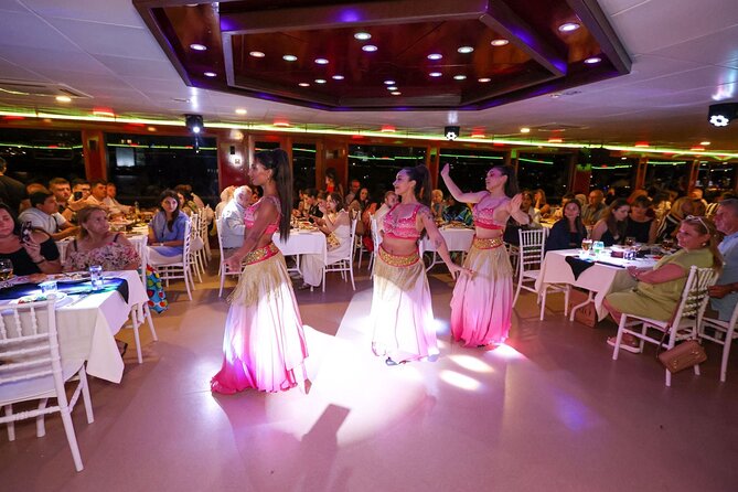 Istanbul Bosphorus Dinner Cruise with Drinks and Shows - European Side Highlights From the Water: Dolmabahçe, Çırağan, Ortaköy