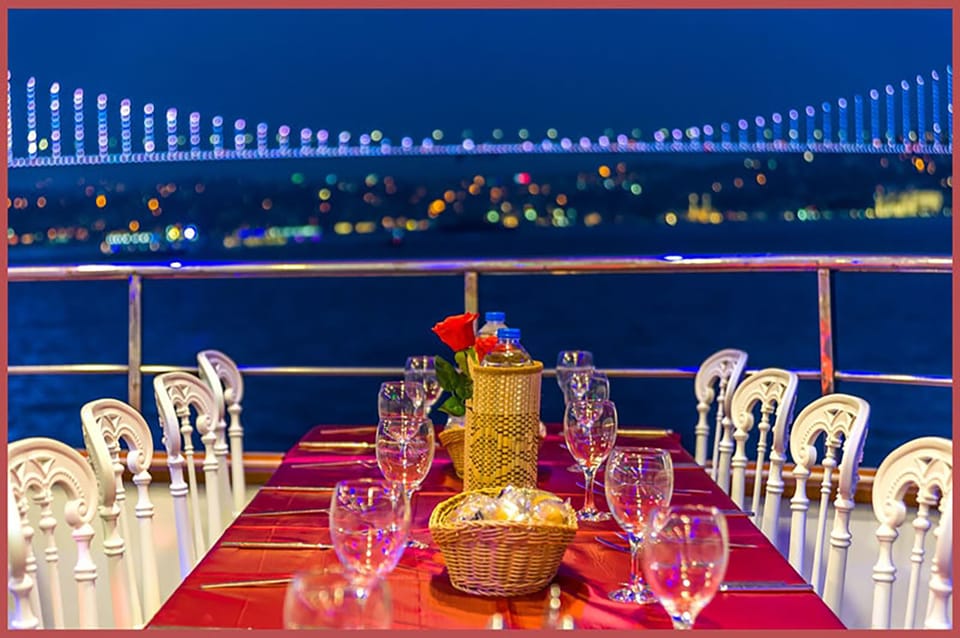 Istanbul: Bosphorus Night Dinner Cruise with Private Table - Drinks on the Bosphorus: soft drinks, and what the alcohol option includes