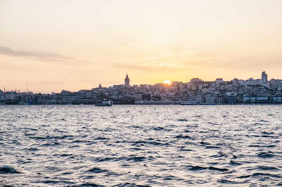 Istanbul: Bosphorus Sunset Cruise on a Luxury Yacht - Getting on the Water at Kabataş Transfer Center