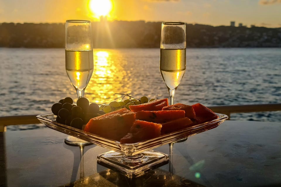 Istanbul: Bosphorus Sunset Cruise with Drinks & Snack - Seeing Hagia Sophia, Topkapi, and Galata Tower from the Bosphorus