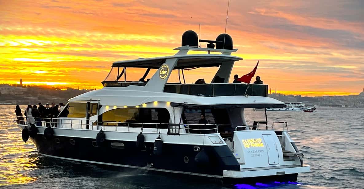 Istanbul: Bosphorus Sunset Yacht Cruise with Live Guide - Golden Horn to Galataport and Galata Bridge: City Lights Without the Chaos