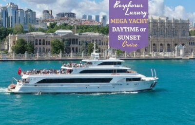 Istanbul: Daytime or Sunset Sightseeing Cruise & Audio Guide - Meeting point and getting good seats on the Mega Lüfer yachts