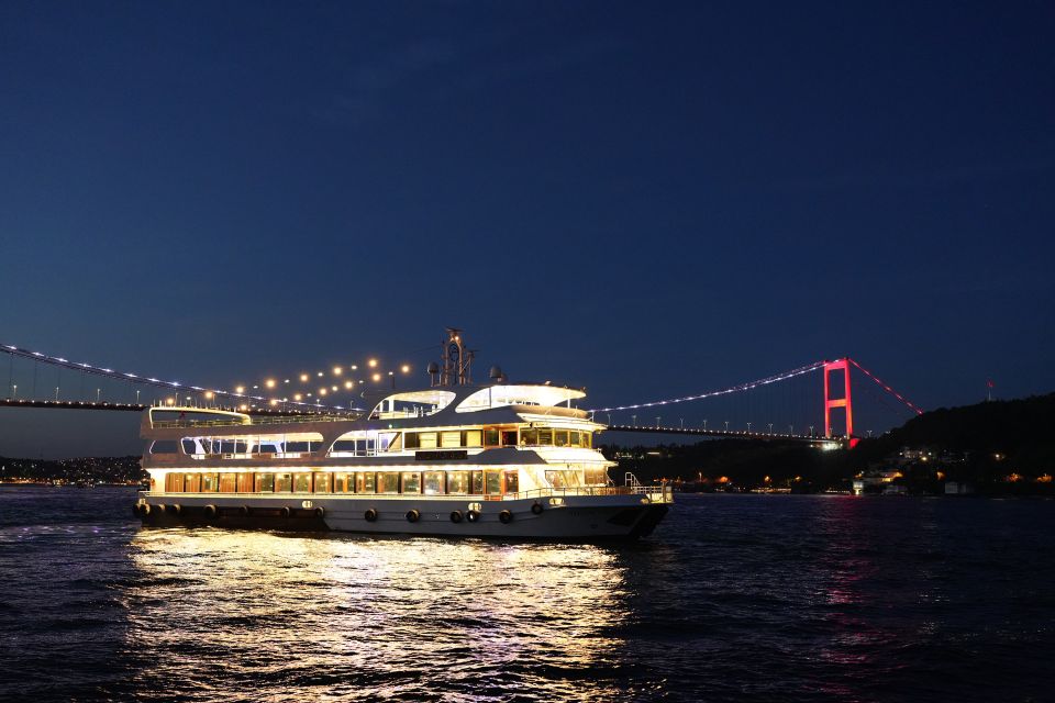 Istanbul: Dinner Cruise and Entertainment with Private Table - What You’ll See at Night: Palaces, Castles, and Two Continents