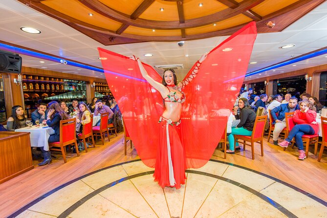 ISTANBUL: Dinner Cruise On The Bosphorus with Turkish night show - Cruise Route: Palaces, Mosques, Fortresses, and Bridges
