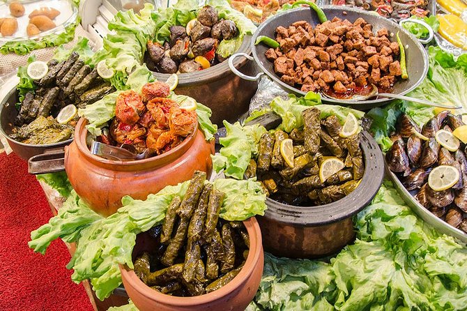 Istanbul Traditional Food Tour with Dinner on Off-Touristy-Path - The Kadıköy market stop: stuffed bites and classic flavors