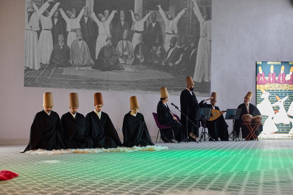 Istanbul: Whirling Dervish Ceremony next to Hagia Sophia - During the Sema: music, silence, and what the gestures mean