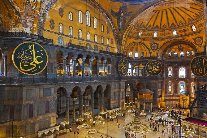 Small Group Full-Day Istanbul: Old City, Bosphorus Cruise & Lunch - Blue Mosque tiles, six minarets, and Friday courtyard rules